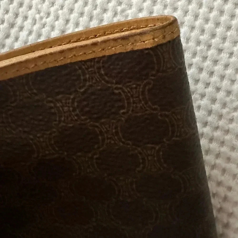 Celine Macadam Bi-Fold Wallet With Snappy Change … - image 7